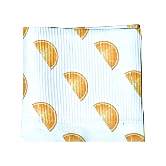 MORGAN STEWART LA Collection orange slice capri leggings XS/S NWT - Picture 3 of 6